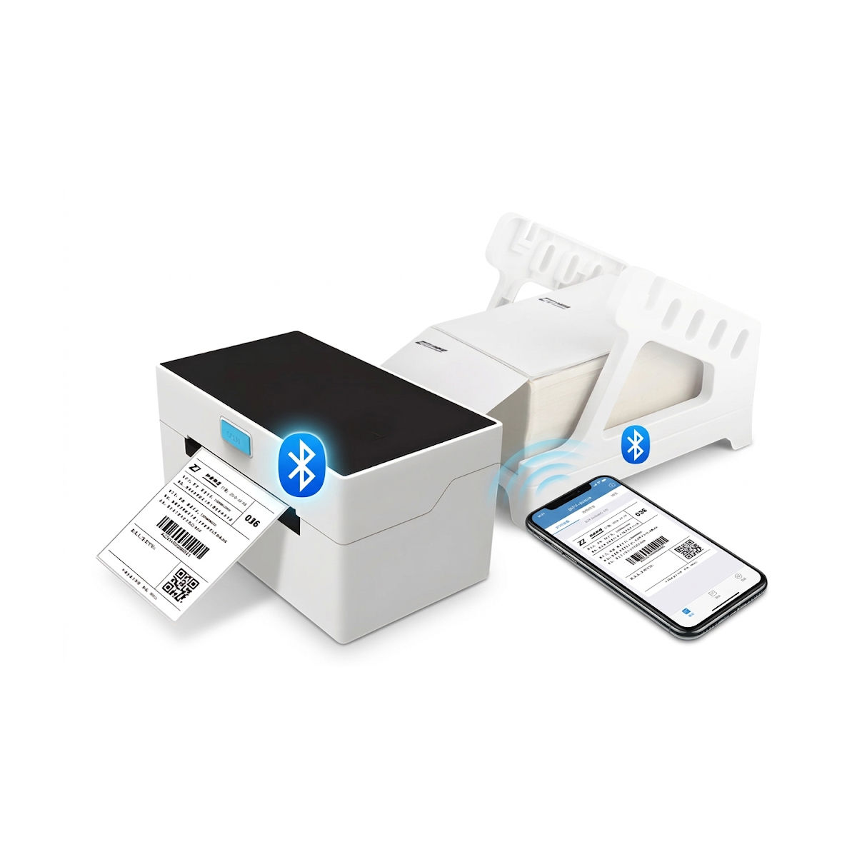 Impressora Térmica Direta 10x15cm Bluetooth e USB COIBEU
