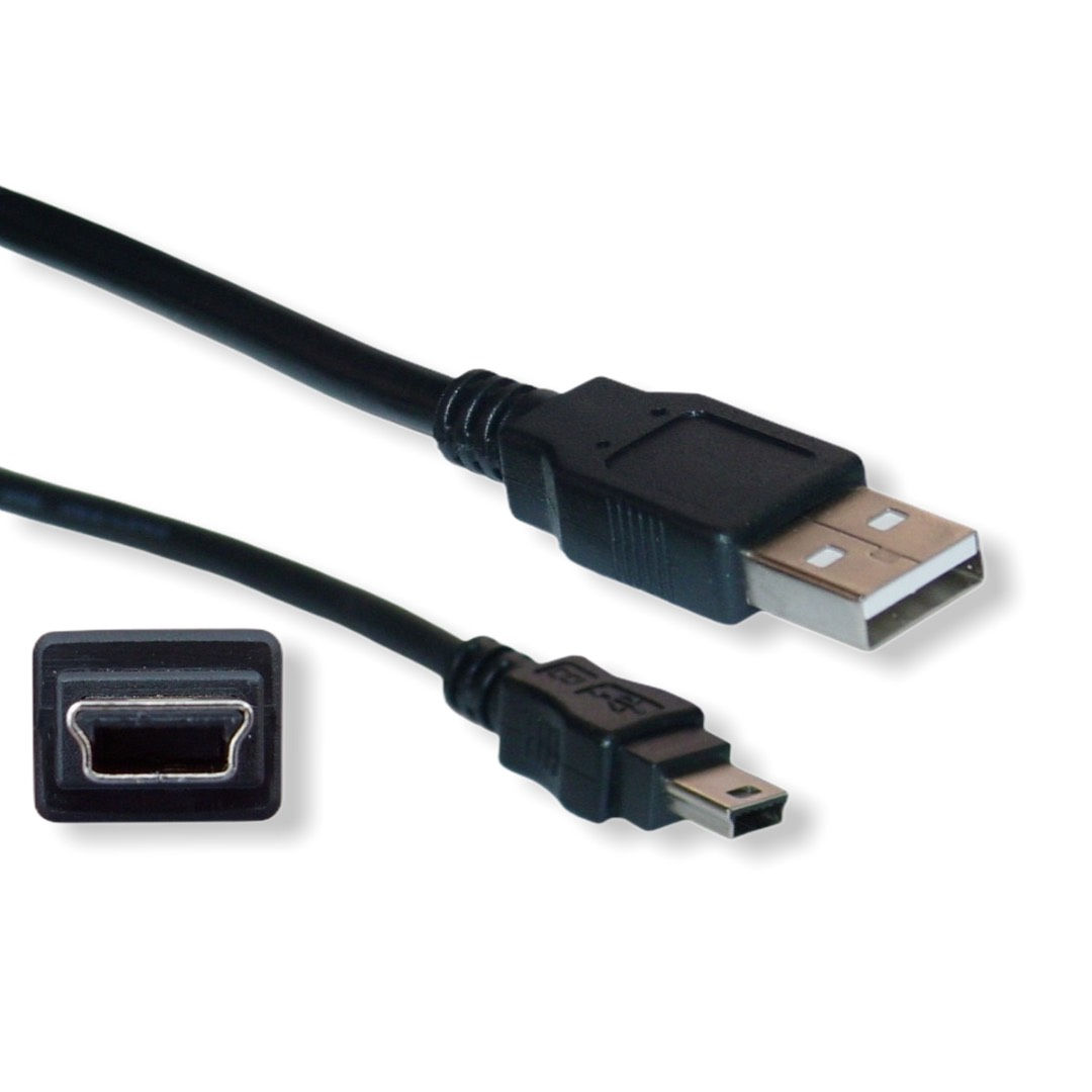 Cabo de Dados USB-A para Mini USB V3 (150cm) KA-355
