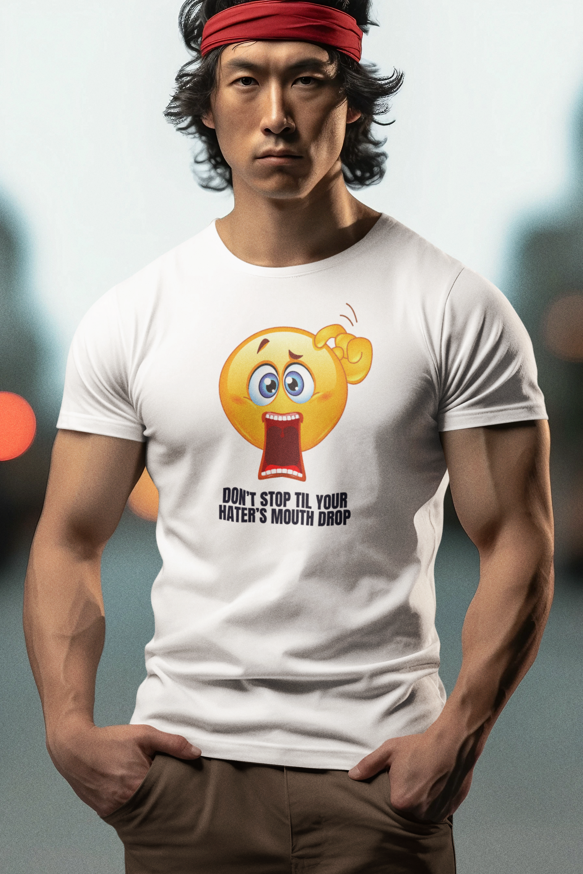 HATER'S MOUTH DROP, t-shirt