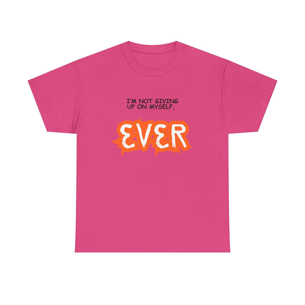 Thumbnail: NOT GIVING UP, t-shirt