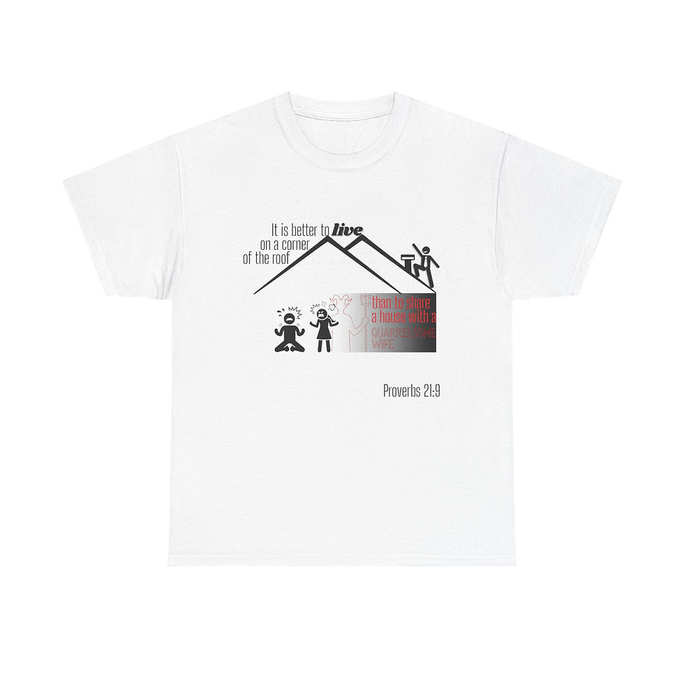 Thumbnail: Unisex Proverbs 21:9 T-Shirt 