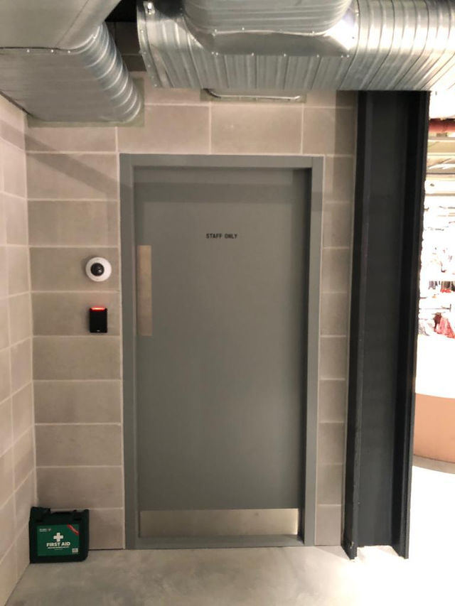 Custom PA Door Supply for Adidas Oxford Street, London