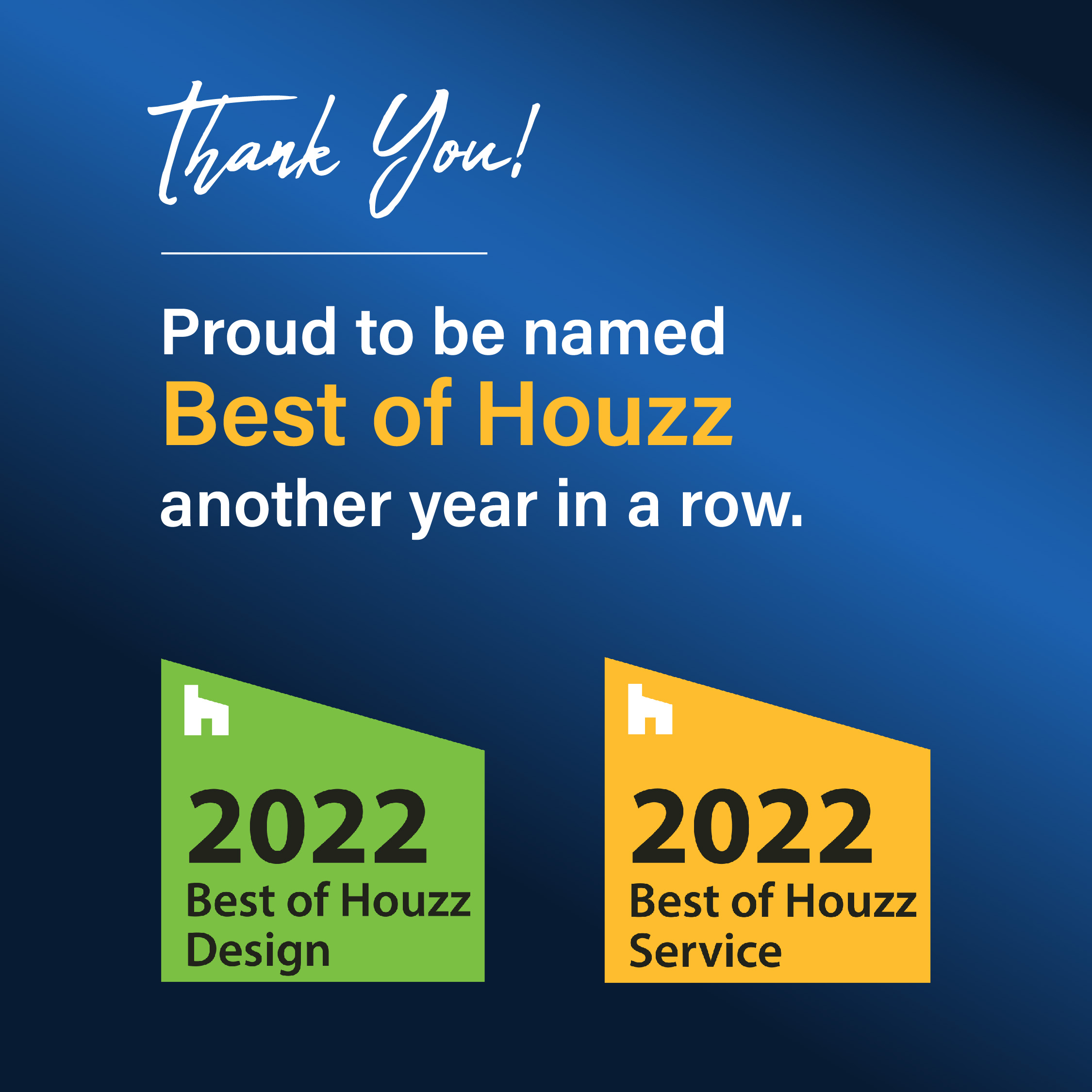 Best of Houzz 2022-01 - Tracery Builders