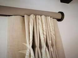 Curtain & pole close up