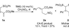 Catalytic Diastereoselective Tandem Conjugate Addition–Elimination Reaction of
