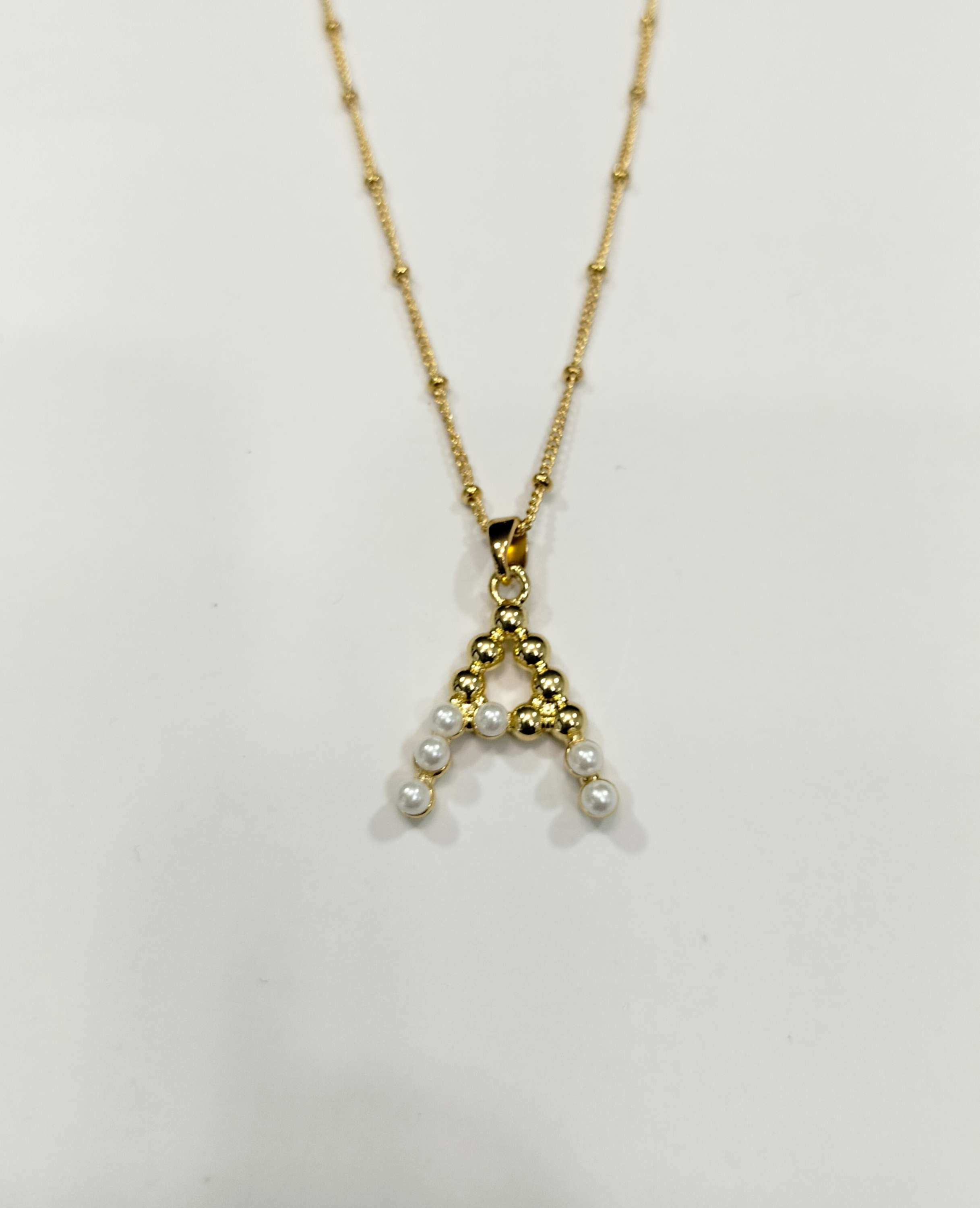 Iniciales con perlas 