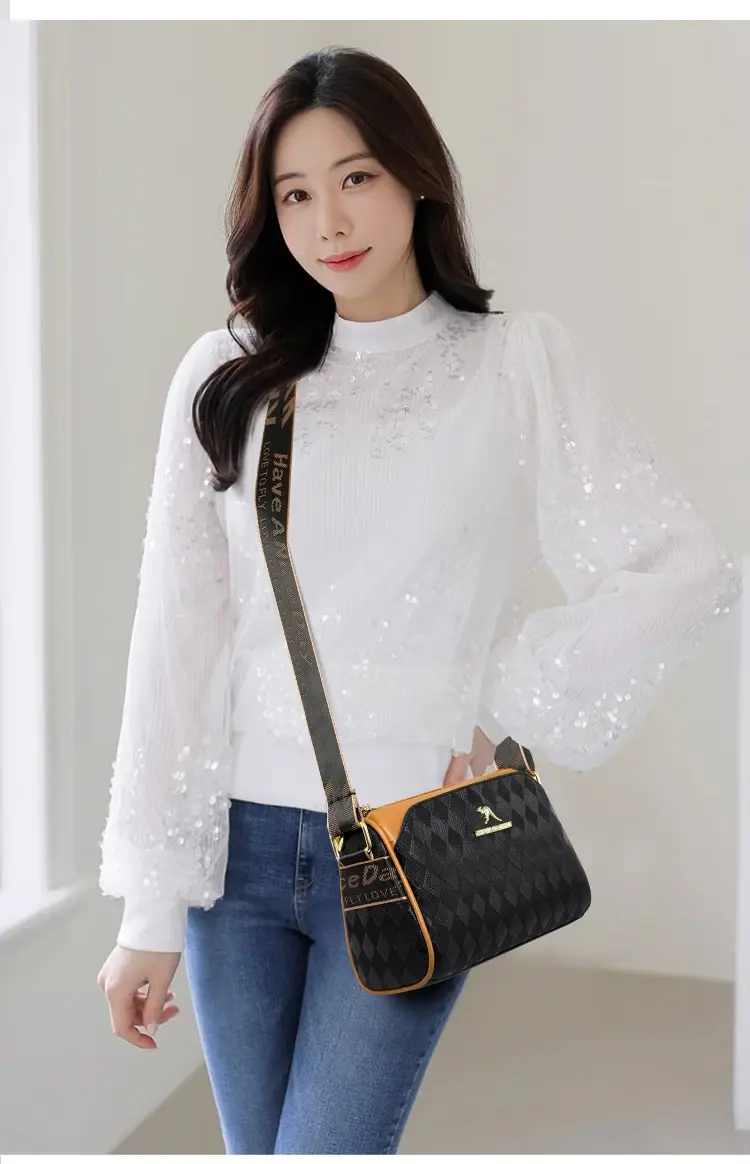 Shoulder Bag for Women Purse- Fashion Crossbody Bags Underarm Bag Small Square S