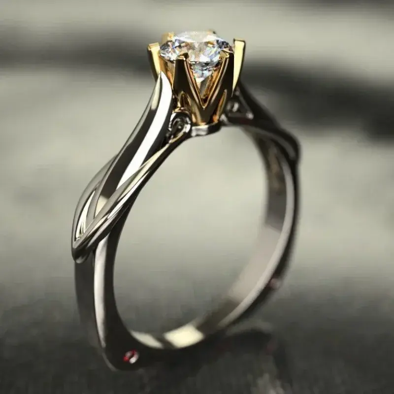 Pure 925 Sliver Ring for Women Natural Moissanit Rings with Gemstones Beautiful
