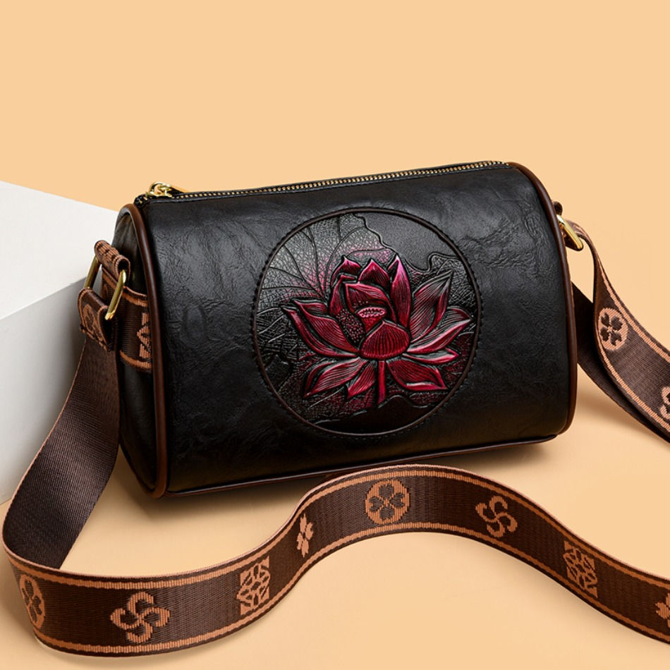 Casual Women Handbag Soft Leather Shoulder Crossbody Bags for Women 2024 New Fas