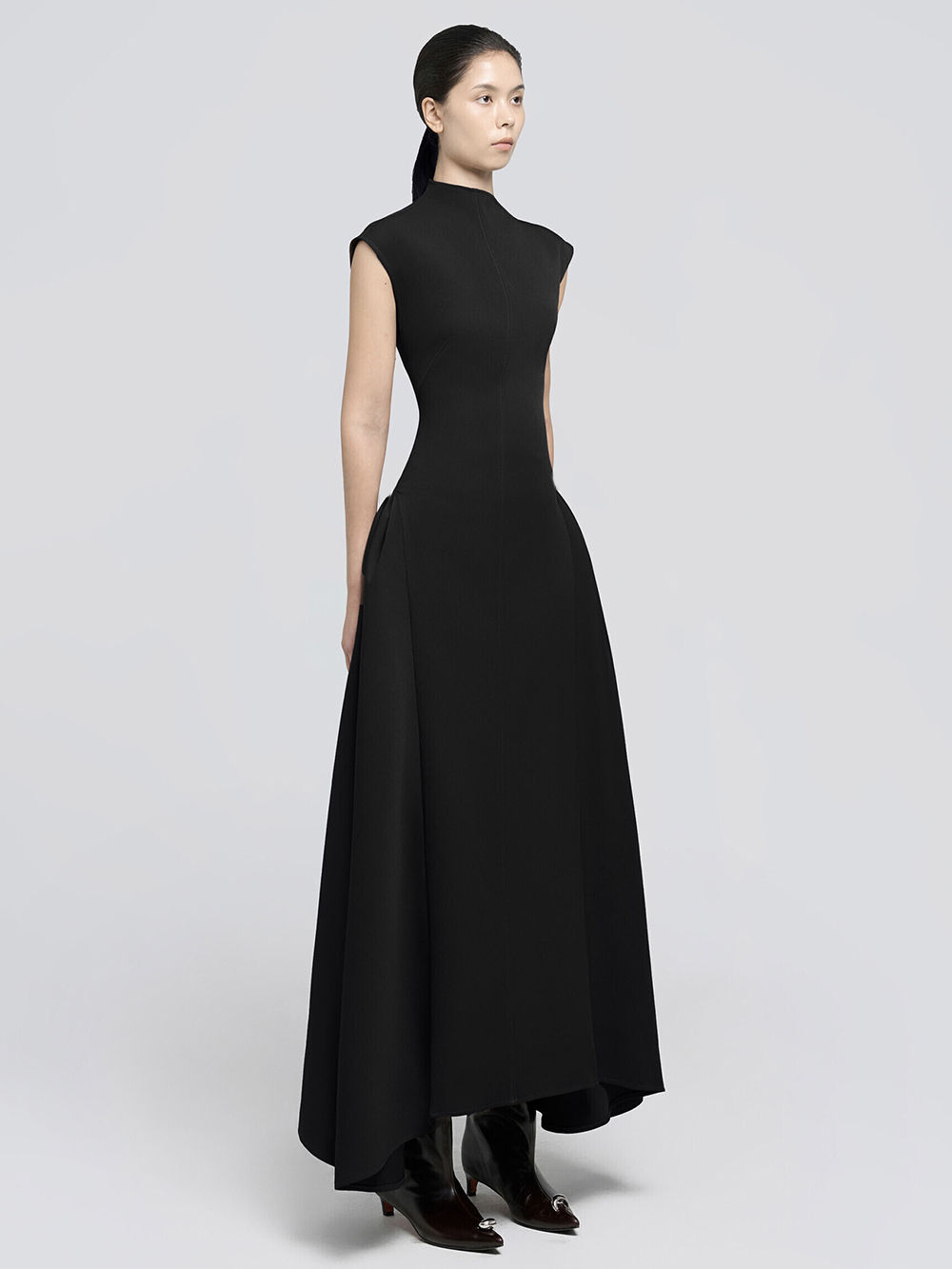 Modphy Women's 2026 Spring New Fashion Solid Sleeveless High Waist Temperament L