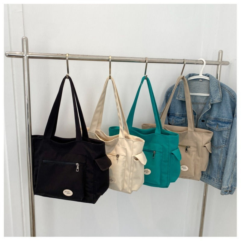 2025 Fashion Shoulder Bag for Women's Class Large Capacity Student Tote Bag New