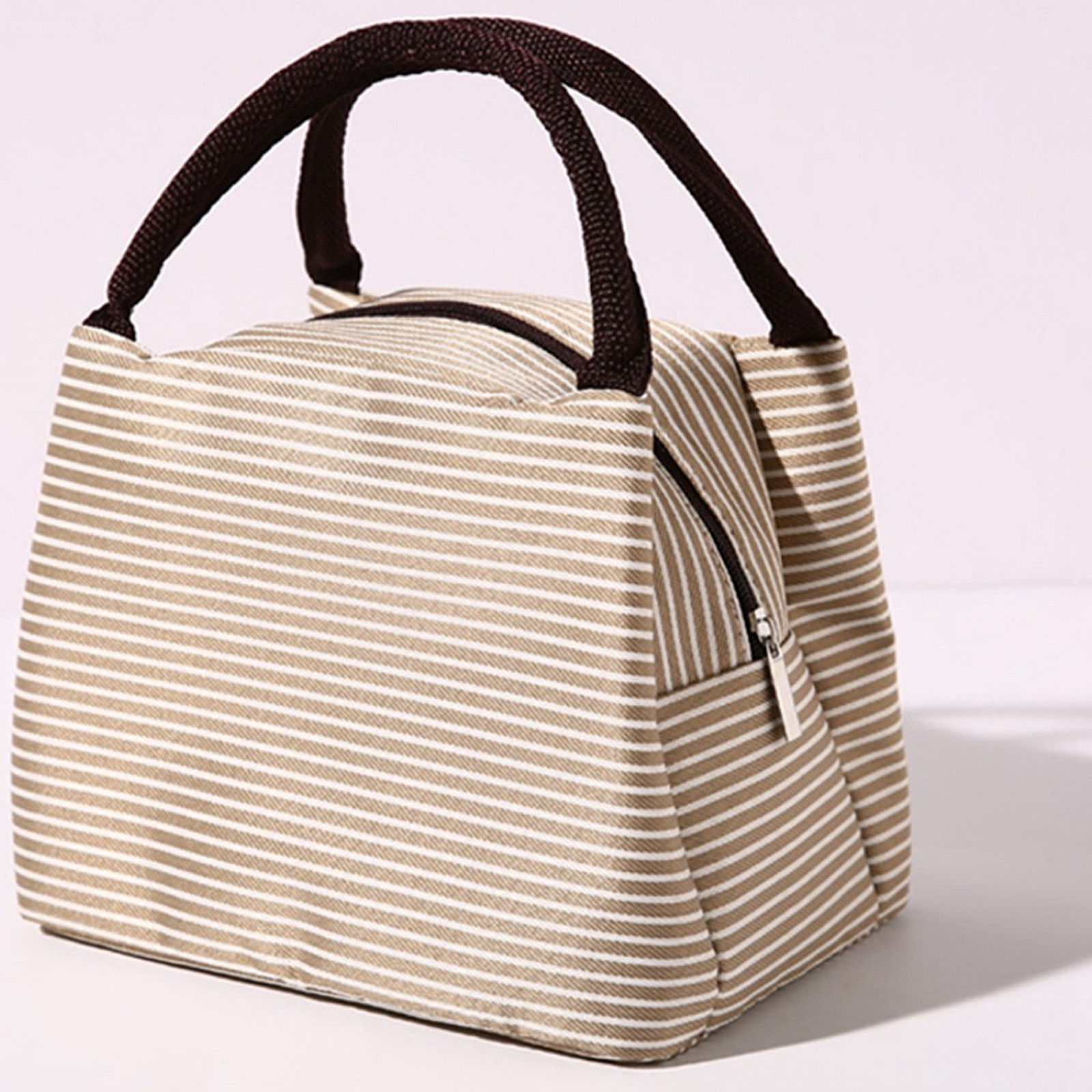 Lunch Bag Handle Insulation Cooler Bag For Women Kid Lunch Box Picnic Travel Por