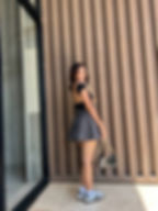 Miniatura: Falda Short Preppy Gris