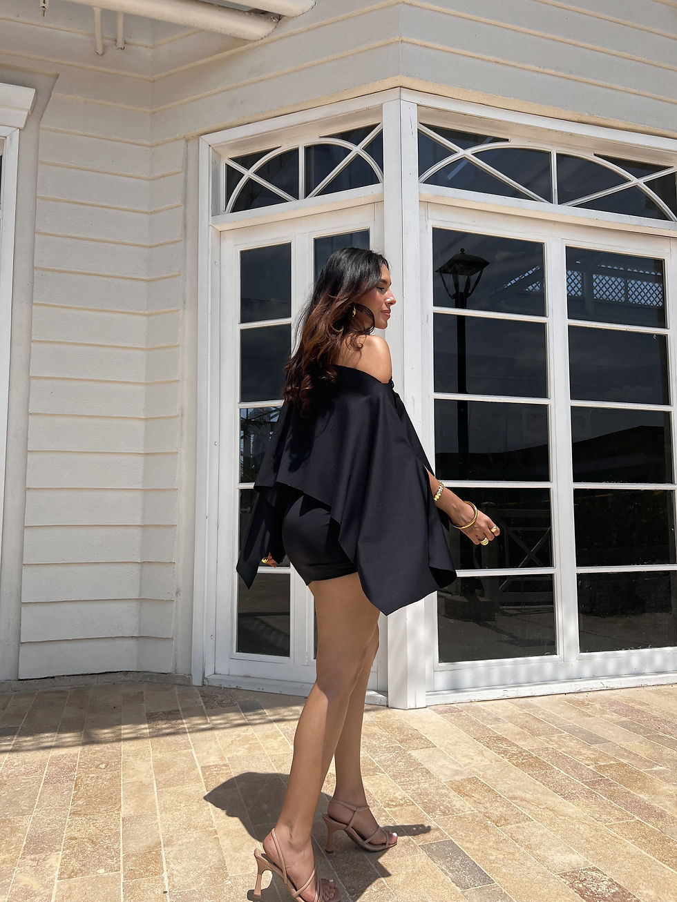 Miniatura: Blusa 7 Ways Negra