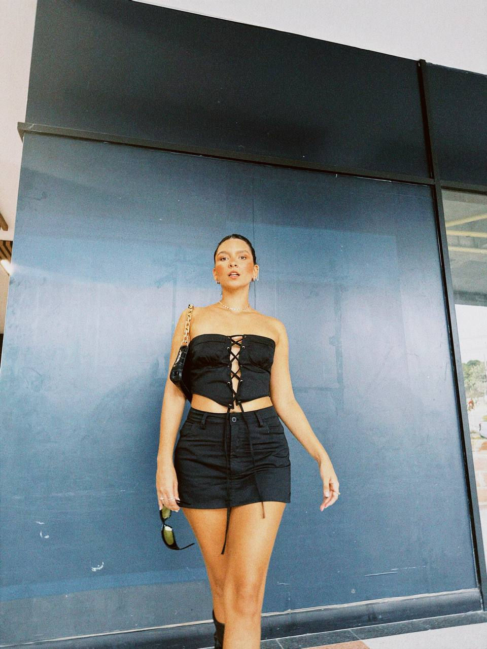 Miniatura: Mini Falda Negra