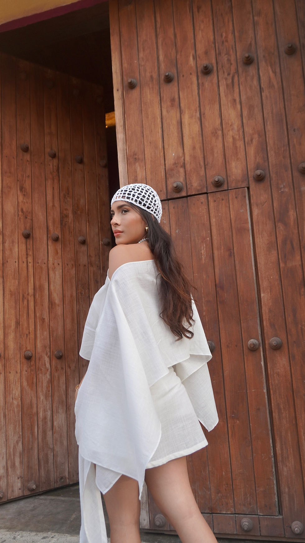 Miniatura: Blusa 7 Ways Lino Blanca