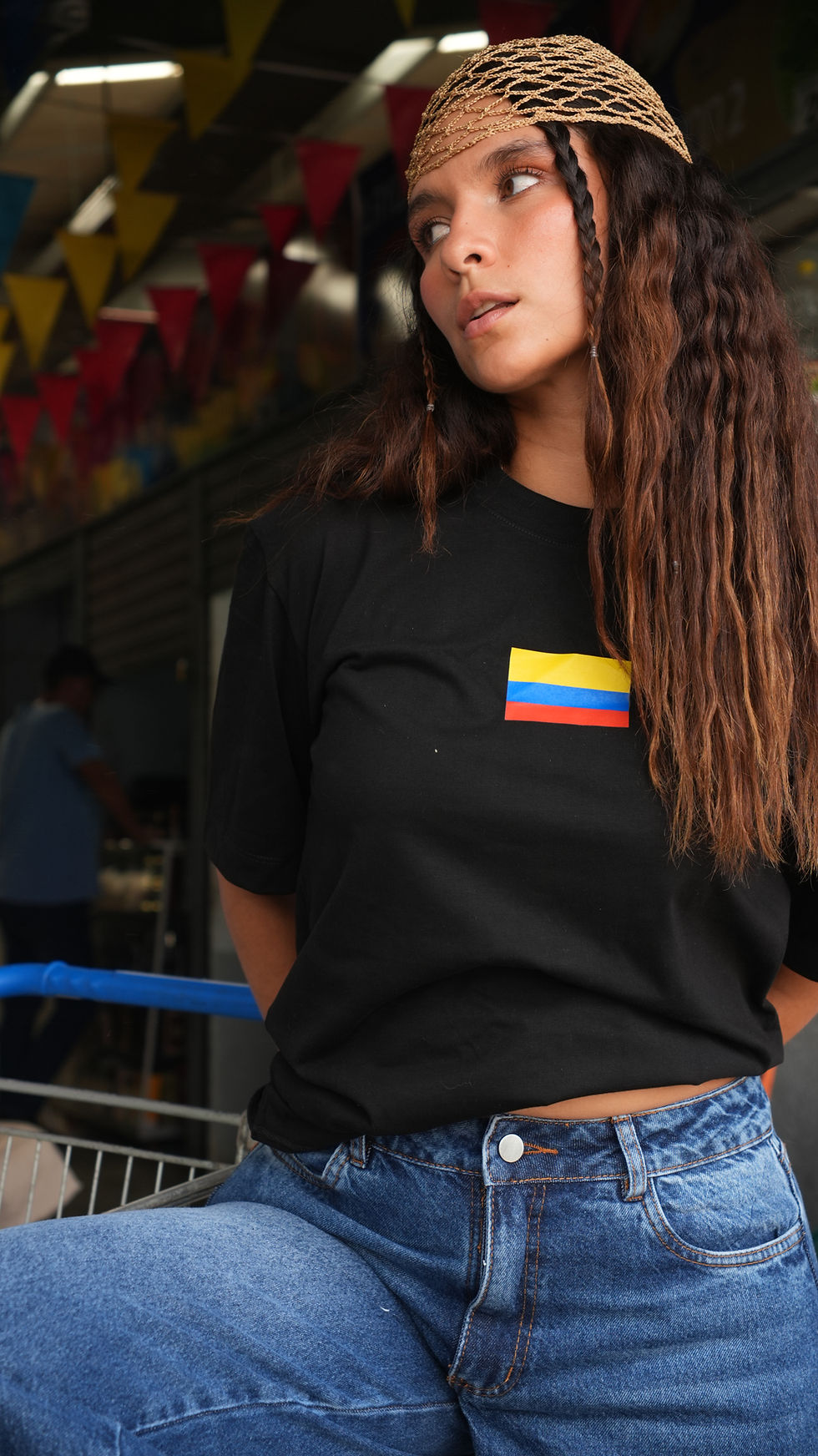 Miniatura: T-shirt Colombia Negra