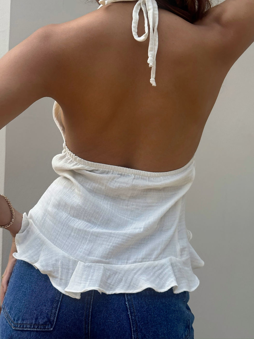 Miniatura: Blusa Lino Sirena Blanca