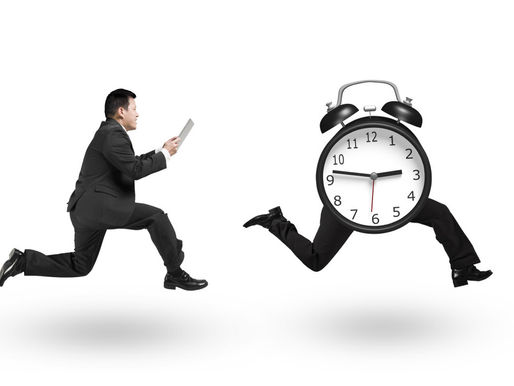 Persona luchando con el tiempo