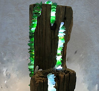 Octopus Workshop Driftwood & Seaglass Br
