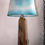Thumbnail: Driftwood Upright Table Lamp with Hand Dyed Shade