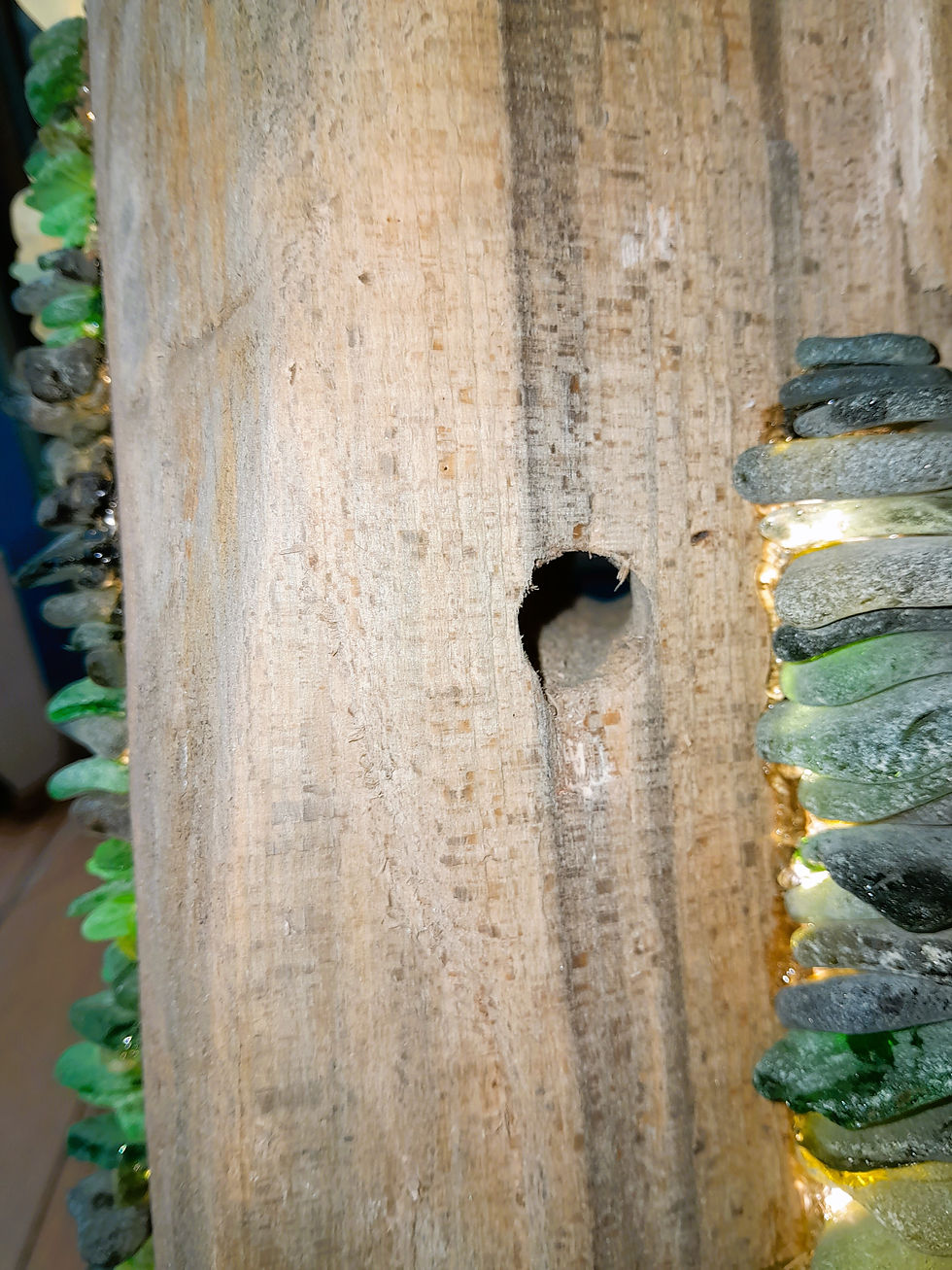 Thumbnail: Driftwood & Seaglass Lamp 24