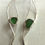 Thumbnail: Slender Silver & Seaglass Drop Stud Earrings - SOLD - similar designs coming soo