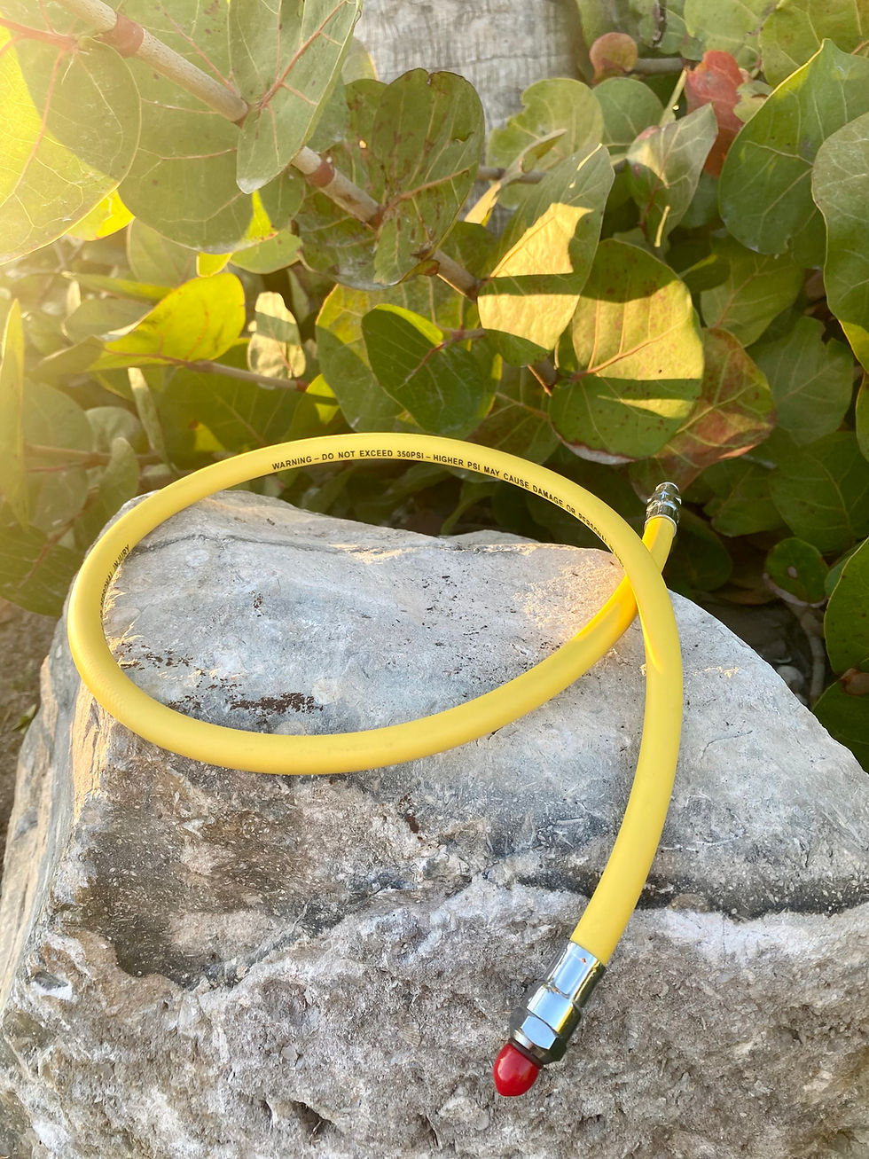 Instant Inflate Hose for Toothless Floats