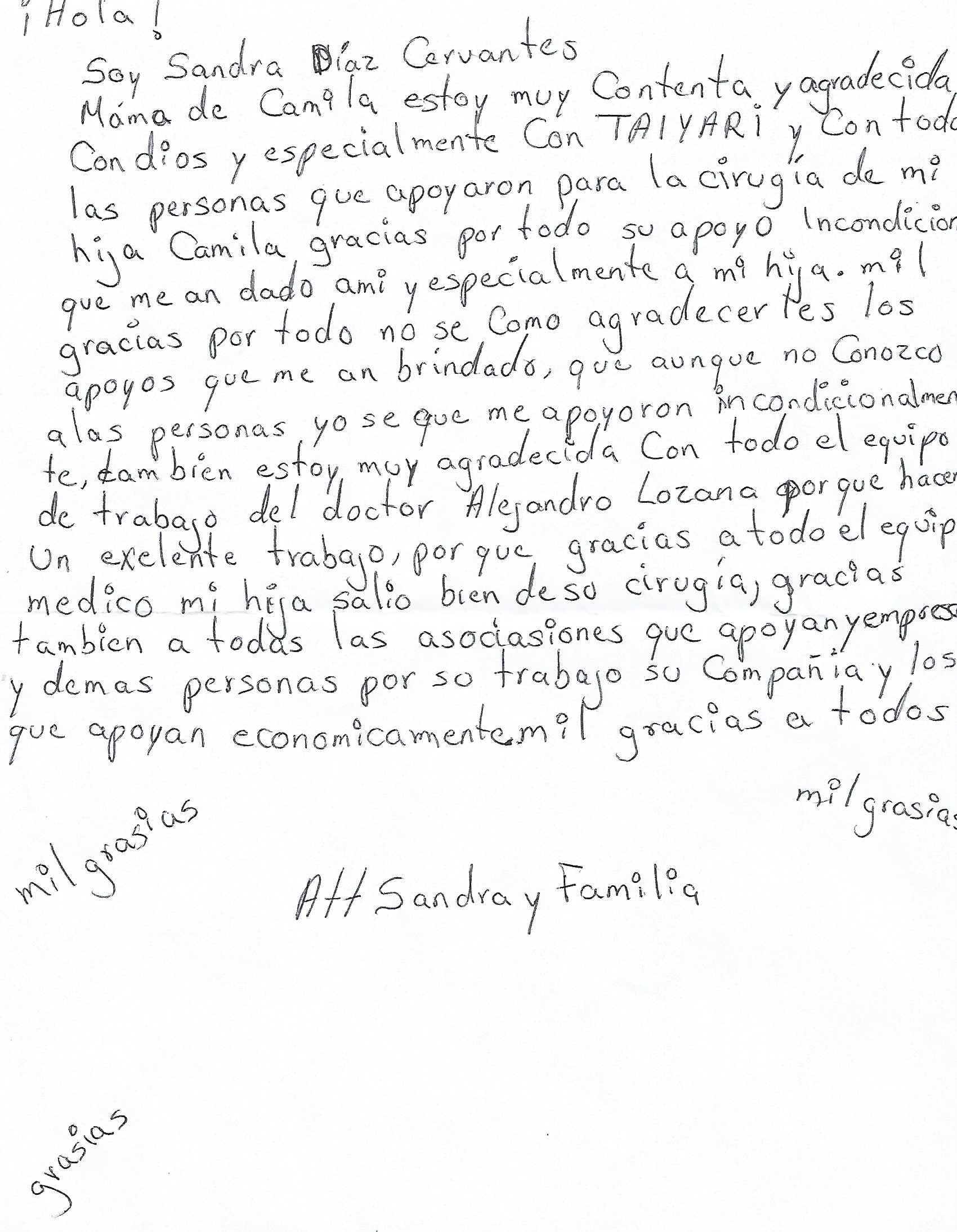 Carta Camila