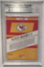 2017 Absolute Rookie Round Up #20  Patrick Mahomes BGS 9 - Back