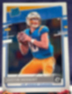 2020 Panini Donruss Optic #153  Justin Herbert- Rated Rookie - front