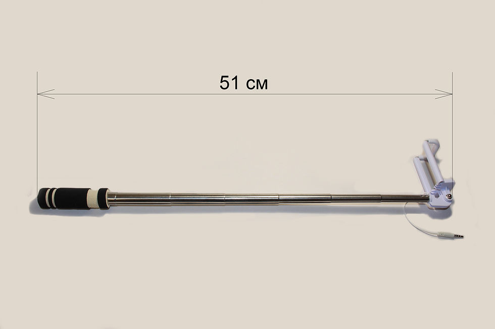 Миниатюра: Мягкий монопод, селфи-палка - Зелёный