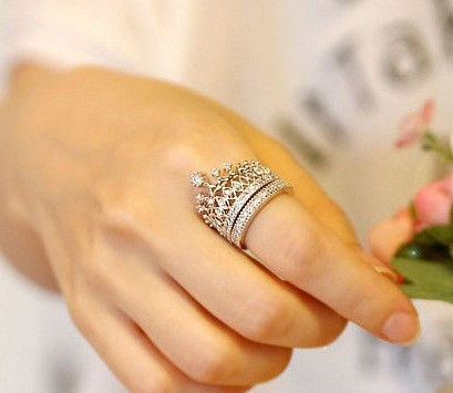 Миниатюра: Кольцо корона - (kn-355)