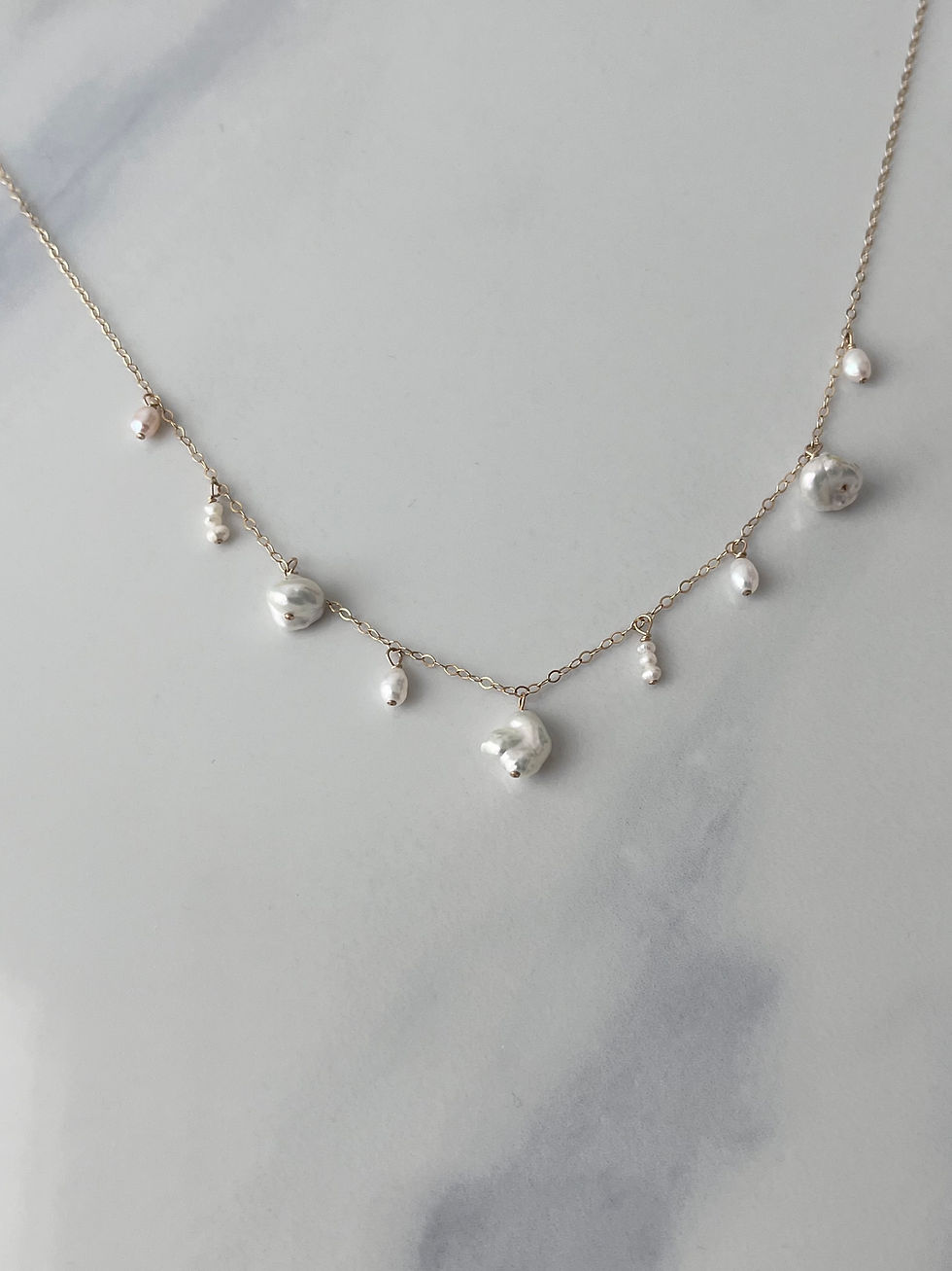 Thumbnail: Jewelry Set 3 Necklaces Jolie