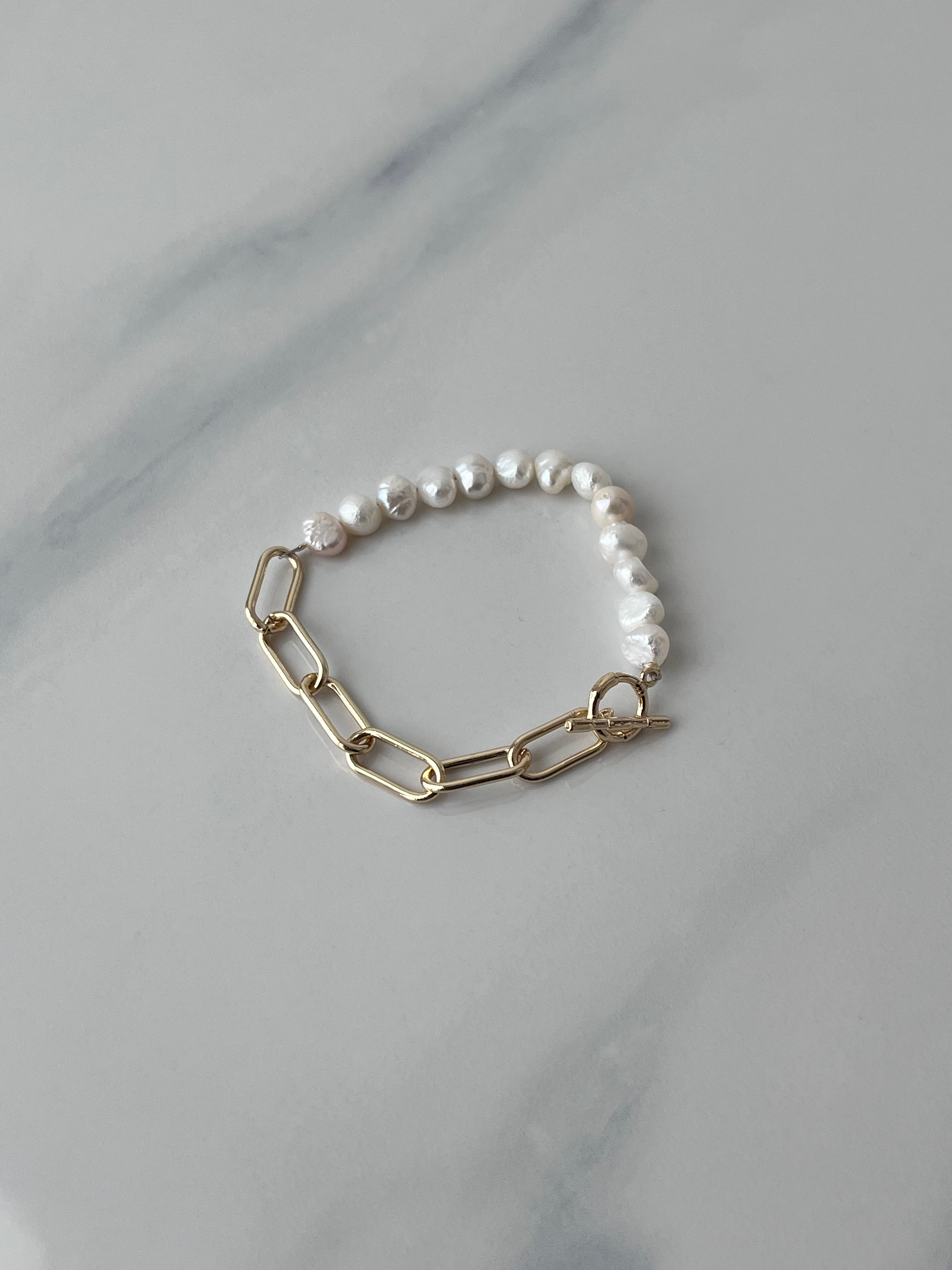 Bracelet Alex en perles d'eau douce de 7-8 mm 