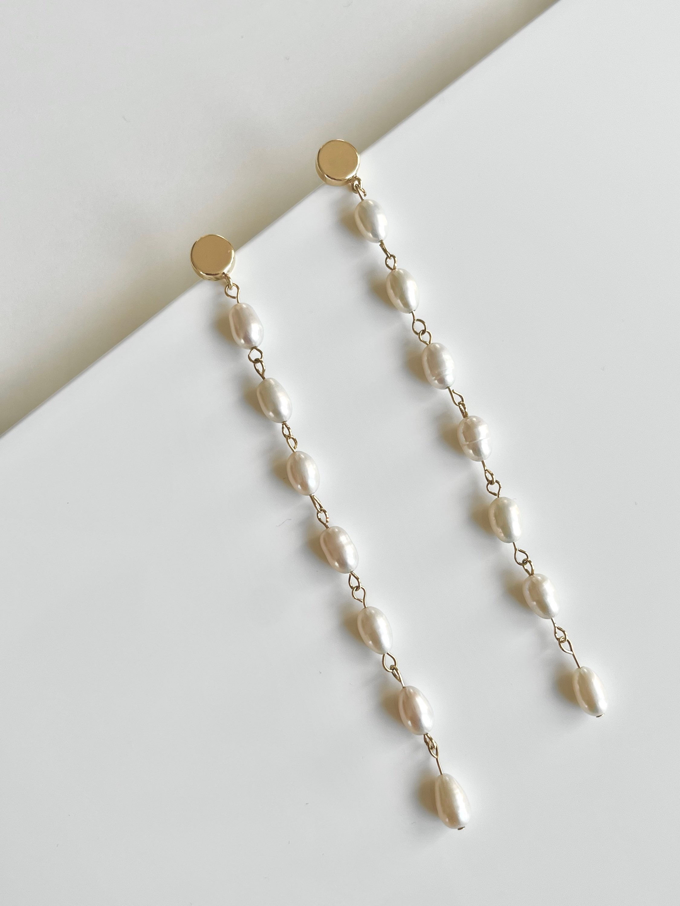 Earrings Eva In 5-6 mm Freshwater Pearls