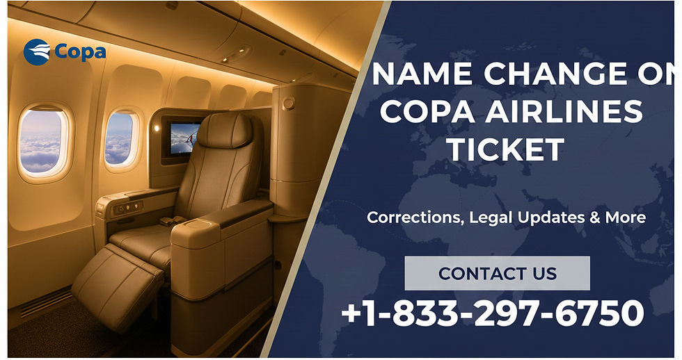 {Step→wise→Step Process} Can I Change the Name on Copa Airline Ticket?