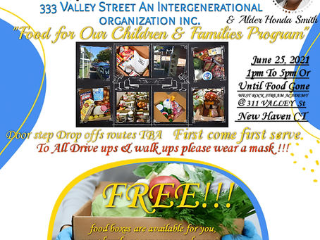 June 25 2021 "Food for our children & families Program"