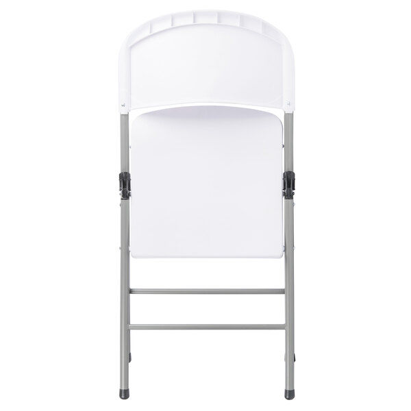 Thumbnail: 72" Round Granite White Heavy-Duty Blow Molded Plastic Folding Tables with 96 Wh