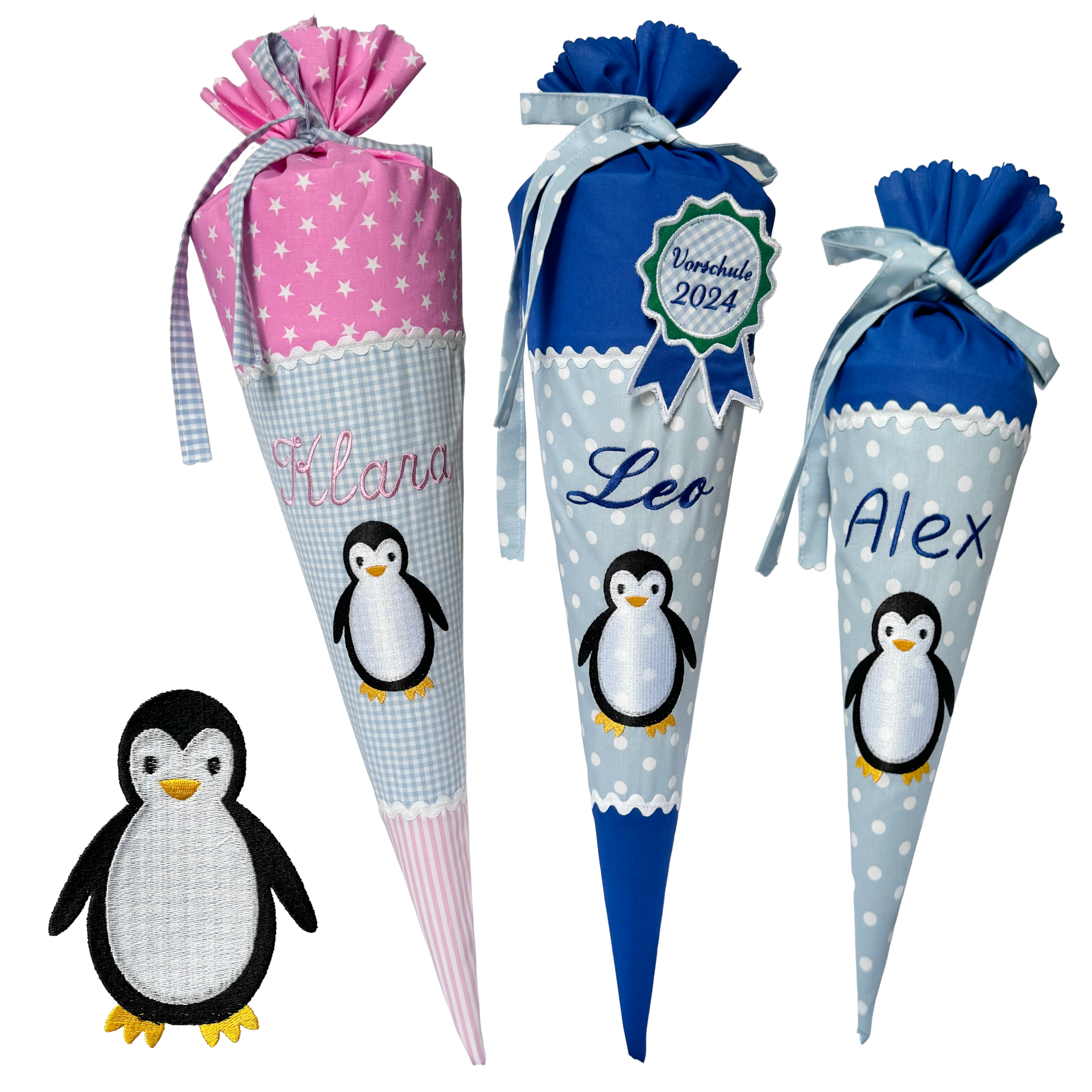 Kleine Schultüte "Pinguin" 35cm oder 50cm