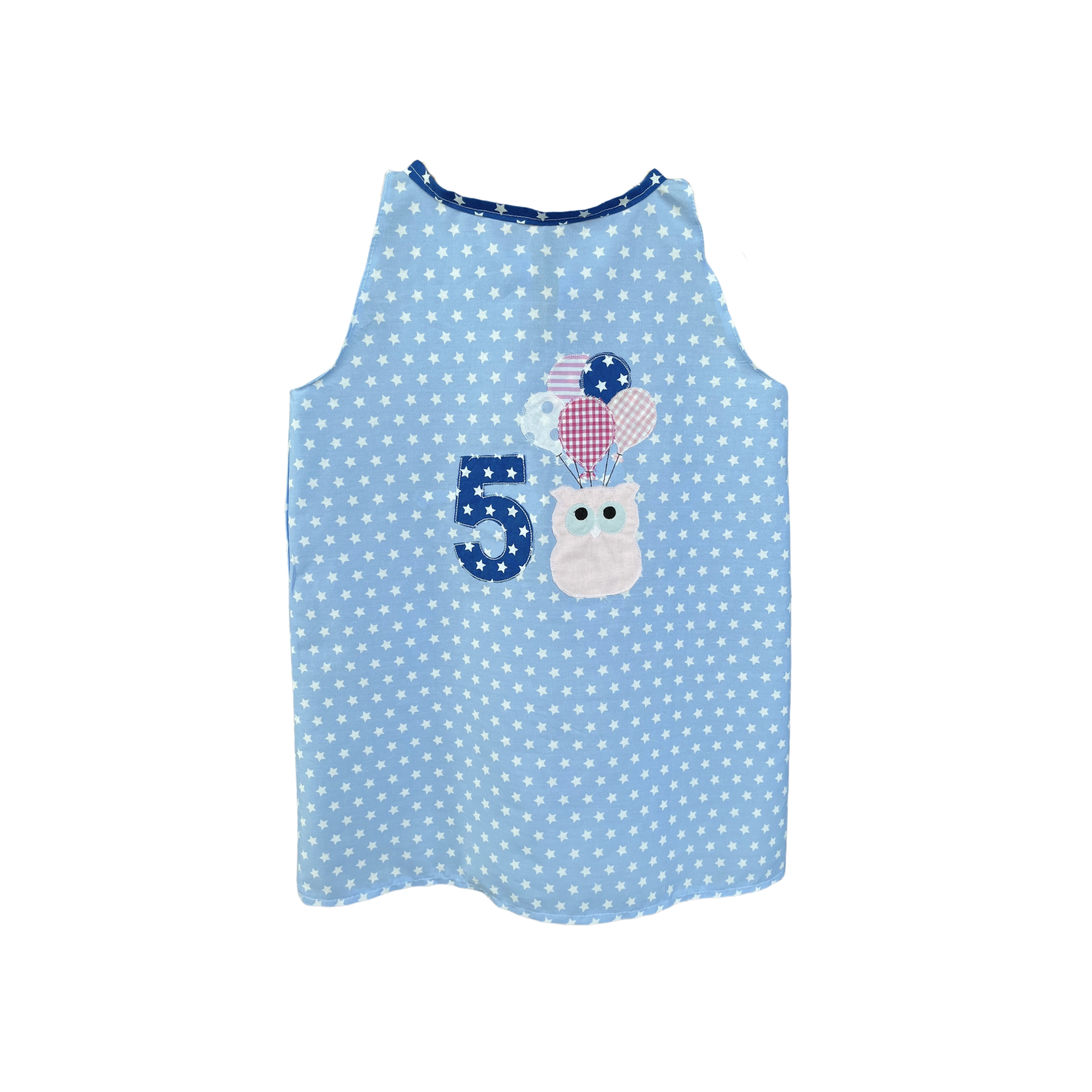 Geburtstagskleid/ Kinderkleid "Eule" für 1 -9 Jahre-viele Stoffe zur Auswahl