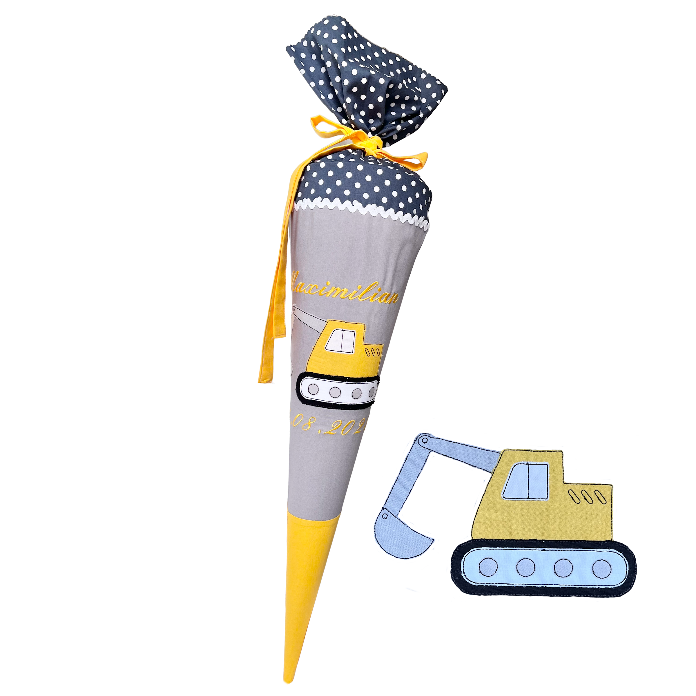 Schultüte "Bagger" 70cm oder 80cm