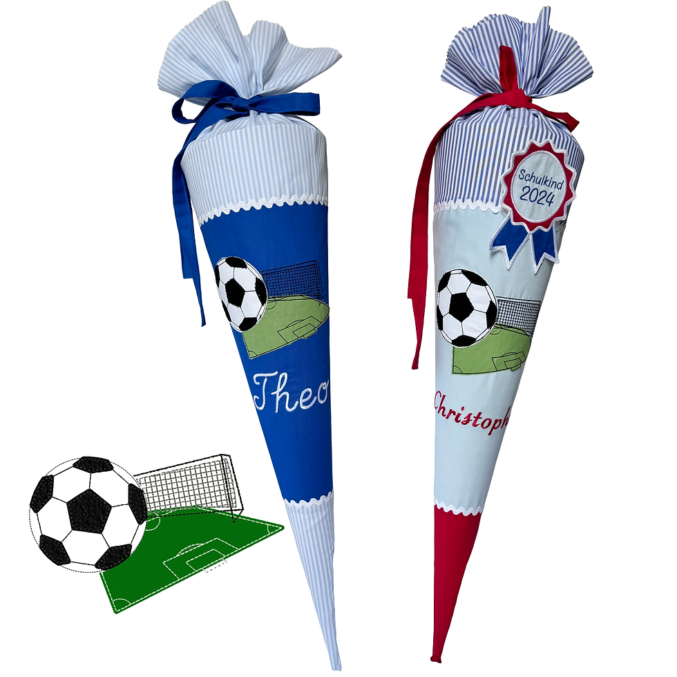 Schultüte "Fußball" 70cm oder 80cm