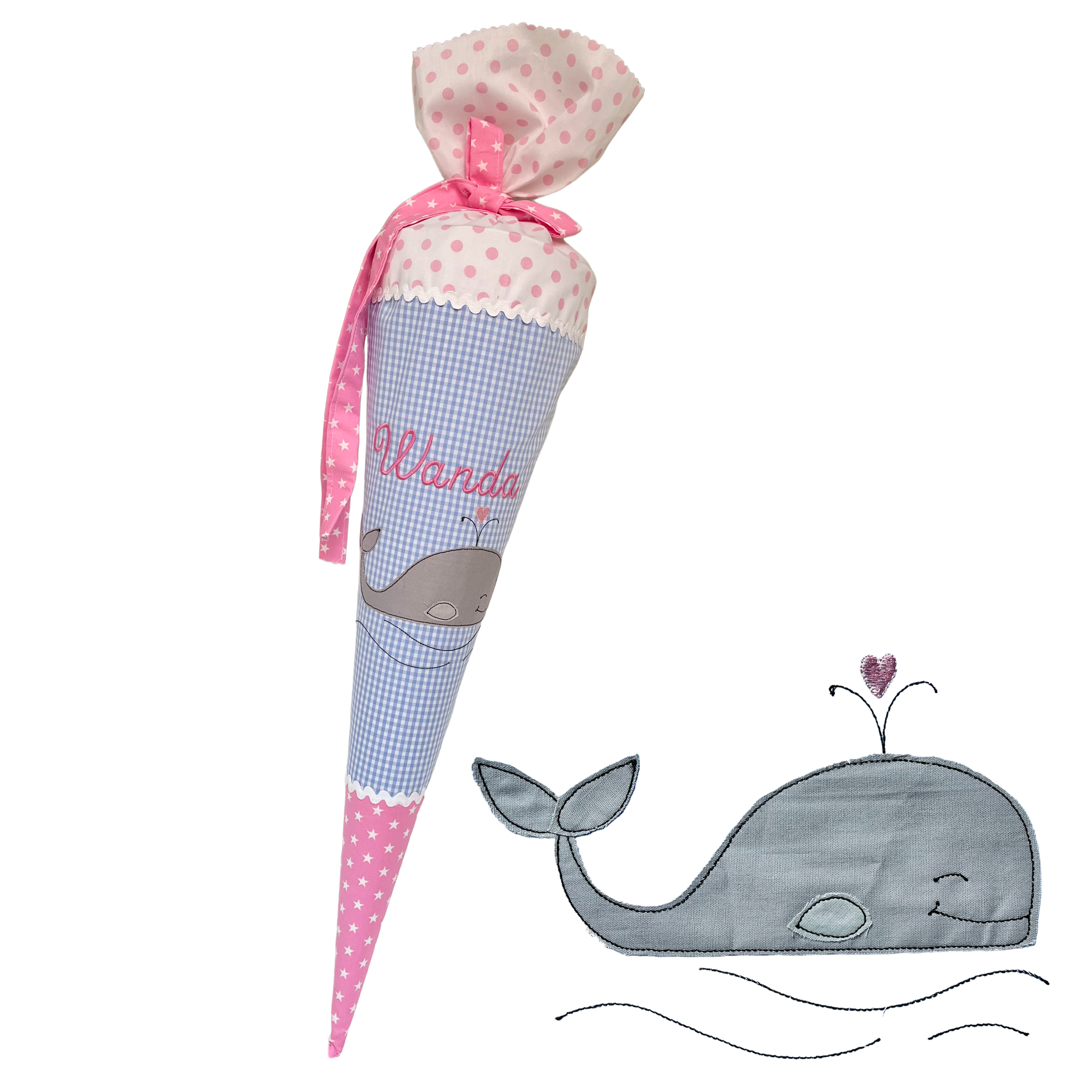 Schultüte "Wal" 70cm oder 80cm