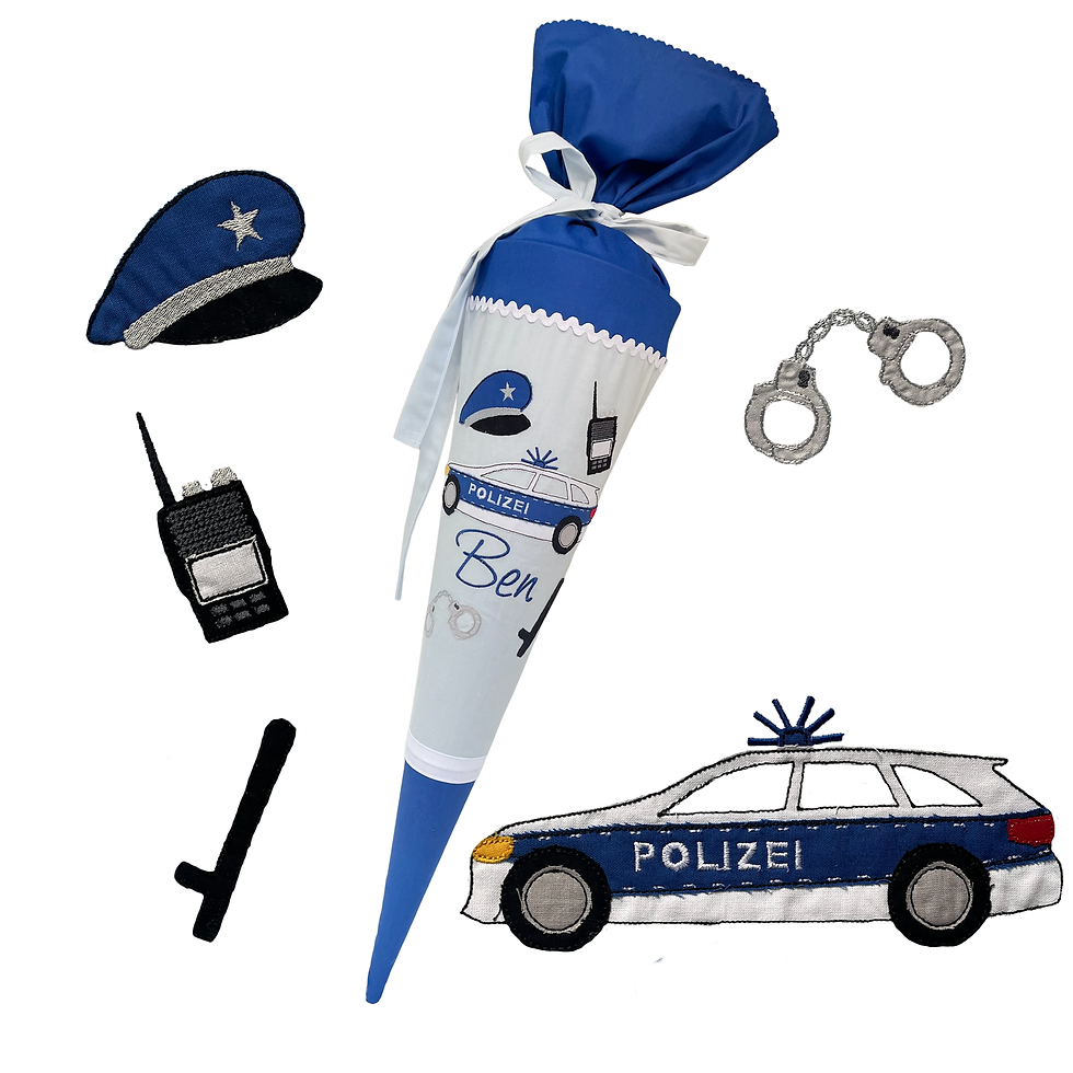 Schultüte "Polizei" 70cm oder 80cm
