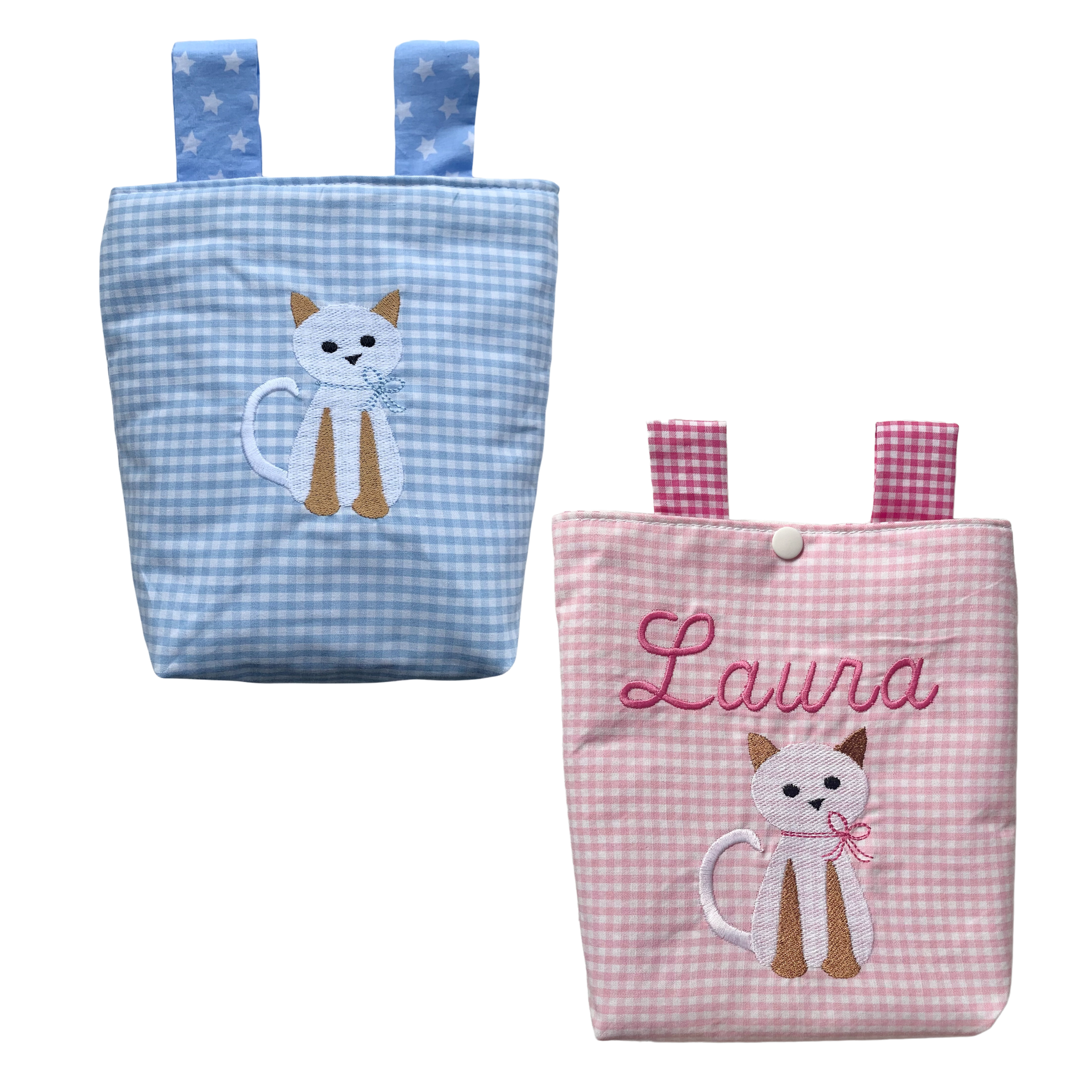 Lenkertasche für Kinder "Katze" mit Motiv und Namen