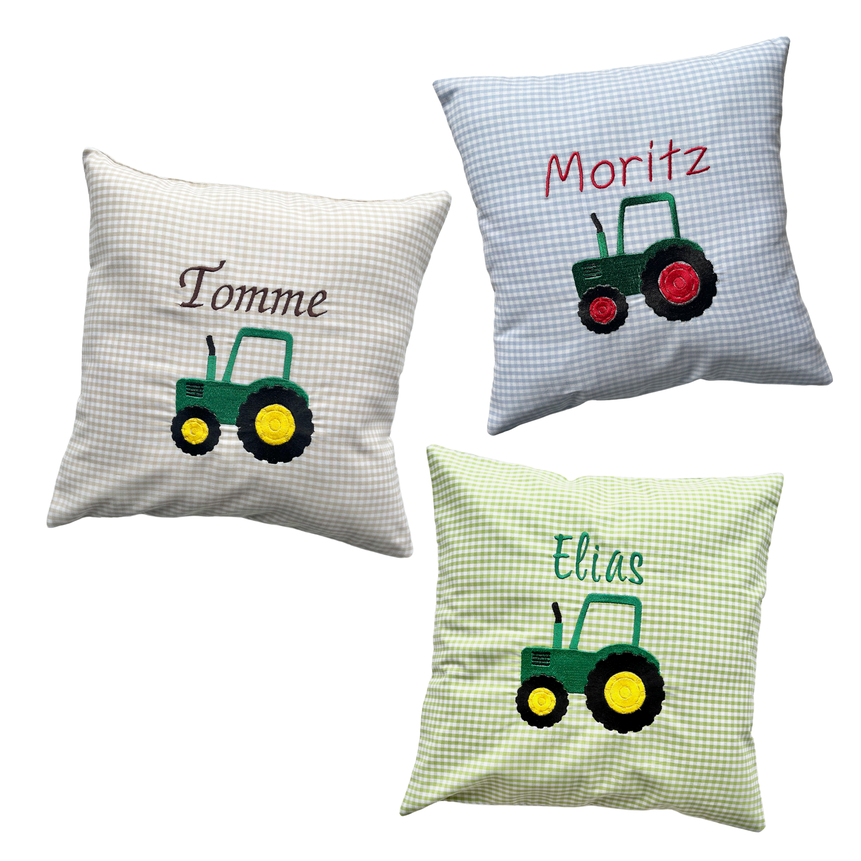 Namenskissen/ Kissen "Trecker/ Traktor"