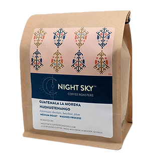 Night Sky Coffee Roasters Winder GA Single Origin Coffee Guatemala La Morena Women Owned Coop Coffee Bag