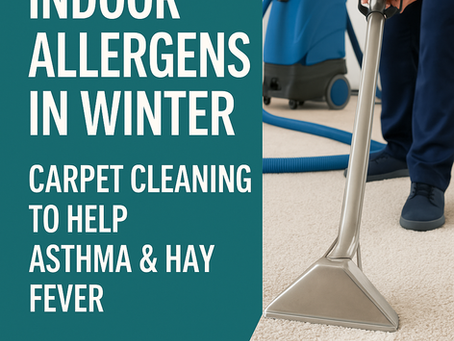 Indoor Allergens in Winter: Carpet Cleaning to Help Asthma & Hay Fever in Redland City