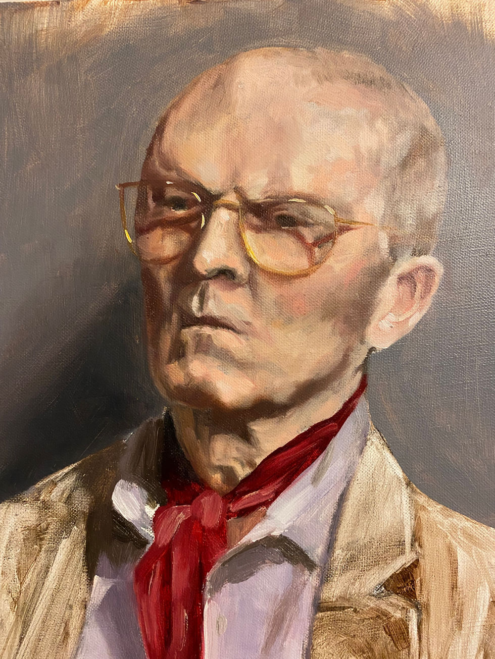 Portrait Detail from Untitled Work
Oil on Canvas